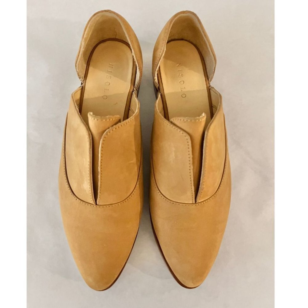 Nisolo almond suede Leather Flats